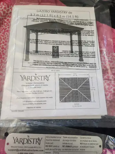 Yardistry Gazebo 12.1ft x 14.1ft, View more