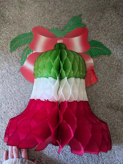 Large 360° Honeycomb Christmas Bell