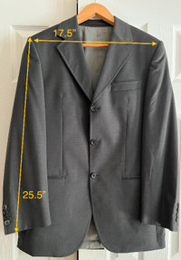 Boss Suits, grey, 46, original price $1,200