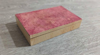 Small Storage Box with Red Lid