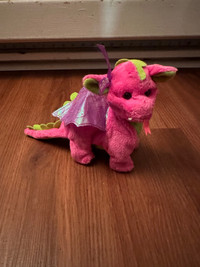 Fur Real mini pink dragon