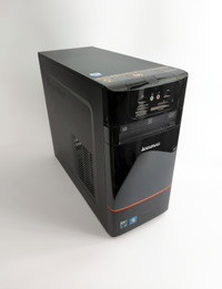 Lenovo H215 PC Case For Home Office Computer w/PSU DVD/CD ROM