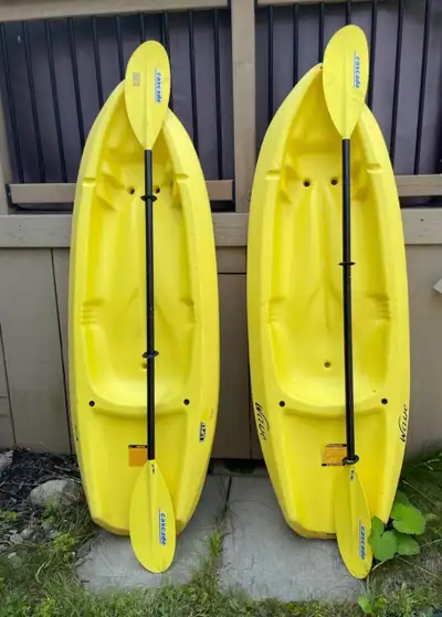 2 Lifetime youth kayaks , View more