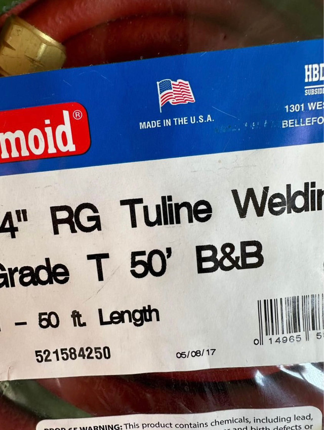 Thermoid 1/4" RG Tuline oxy-fuel hose in Other in Calgary - Image 4