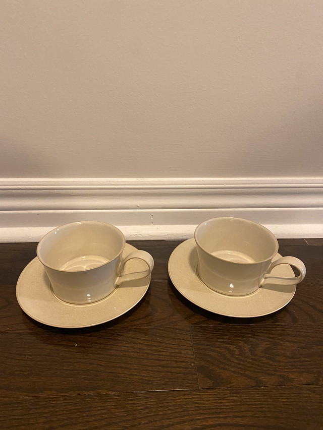Denby Drama tea cup and saucers  in Kitchen & Dining Wares in Oakville / Halton Region