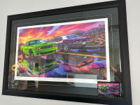 Michael Irvine "Helluva Mirage" Challenger Framed Print