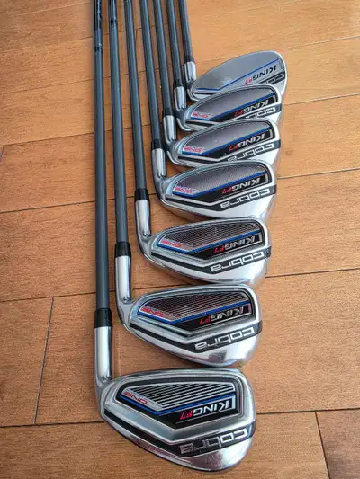 Cobra King One Length F7 Graphite Irons 5 - PW + GW (Lite Flex), View more