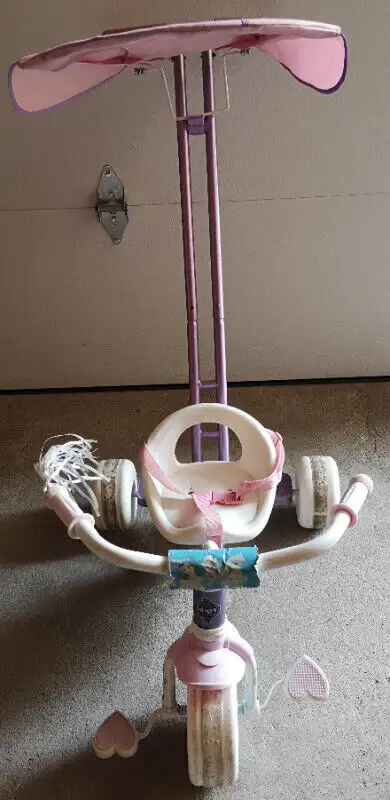 Little Tikes 3 in 1 trike pink $58 Bicycle Girls Girl purple with 16-inch wheels $59 Hot Wheels each...