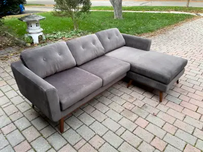 Grey Vera Reversible Sectional by Brayden Studio, View more