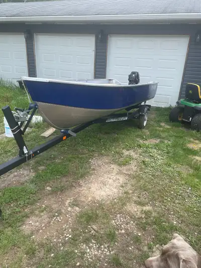 2017 14’ Mirrorcraft boat, Suzuki 4 stroke 15hp motor. Karavan trailer, Boat used very little since...