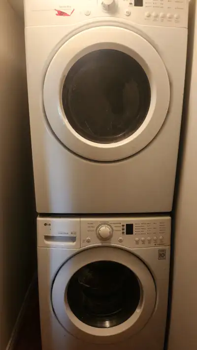 Free LG front-load washer , Dryer   $400, View more