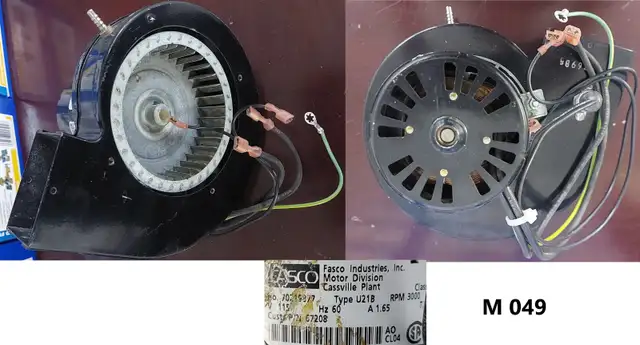 FASCO Inducer Blower Motor Assembly – Model 70219377        M049 in Heating, Cooling & Air in City of Toronto - Image 5