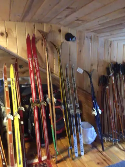 CROSS COUNTRY SKI SETS.   SKIIS! BOOTS!  POLES!, View more