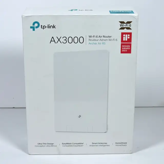 TP-Link AX3000 Wi-Fi 6 Air Router - Archer Air R5 Gigabit - 8mm in Networking in City of Montréal - Image 2