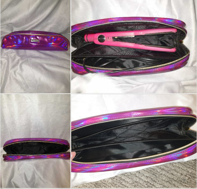 Heat Resistant Flat Iron Iridescent Travel Bag in Other in Calgary