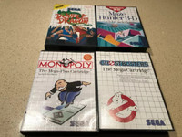 ABOUT 2 SEGA MASTER SYSTEM GAMES LEFT, WITH BOX (NO MANUALS)