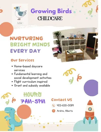 Growing Birds Childcare, View more