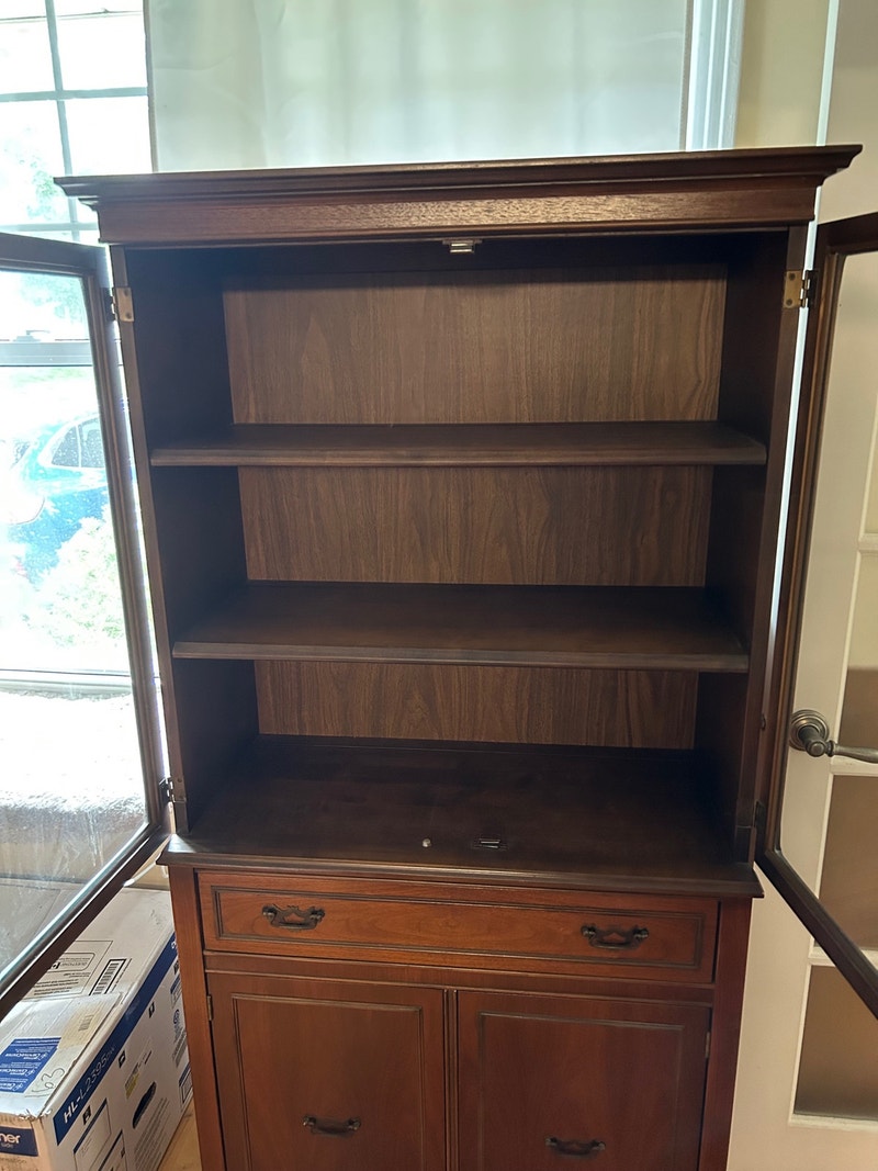 VINTAGE Hepworth China walnut Hutches & Display