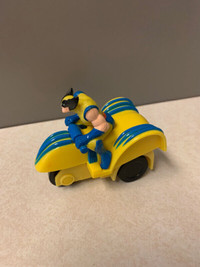 KENTUCKY FRIED CHICKEN TOY WOLVERINE PUSH N GO MOTORCYCLE 1997