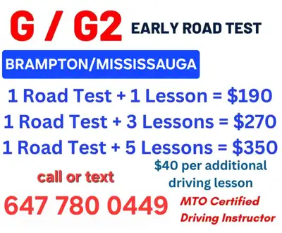 G2 & G DRIVING LESSONS, View more
