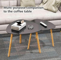 Nesting Table End Table for Living Room Side Table for Bedroom S