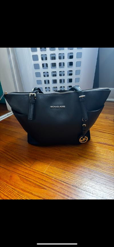 Michael Kors Black Tote Bag - Black, View more