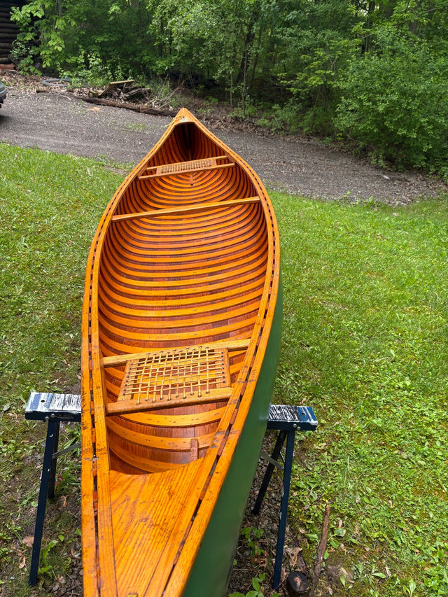 Cedar strip Langford canoe in Canoes, Kayaks & Paddles in St. Catharines