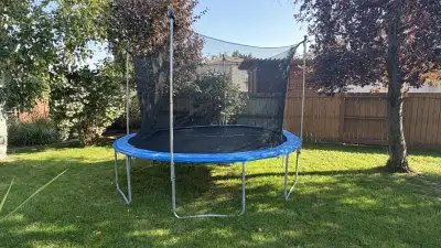 12' Trampoline w/ Safety Netting, View more