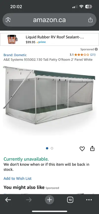 This is a great addition to any camping experience. For those who like a bug free environment while...