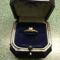 14 kt Diamond Engagement Ring
