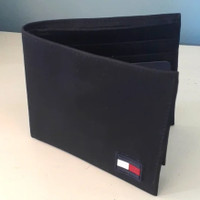 Tommy Hilfiger black nylon billfold wallet - unused