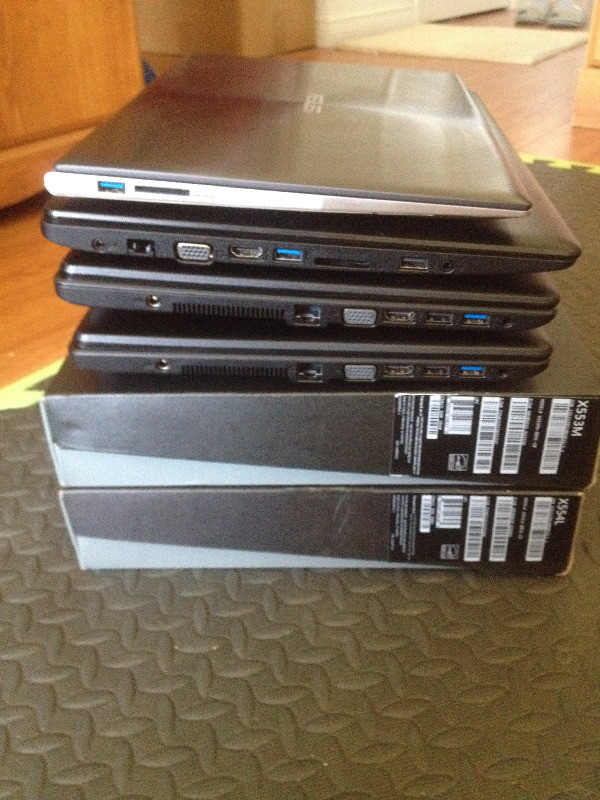 Laptop Lenovo, HP, Asus, Toshiba, Samsung, Sony, Dell tel quel dans Portables  à Ville de Montréal - Image 2