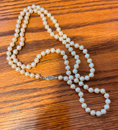30 inch cultured pearl necklace