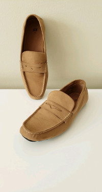 NEW_H&M size 8us summer shoes/ casual shoes/ Suede driving shoes