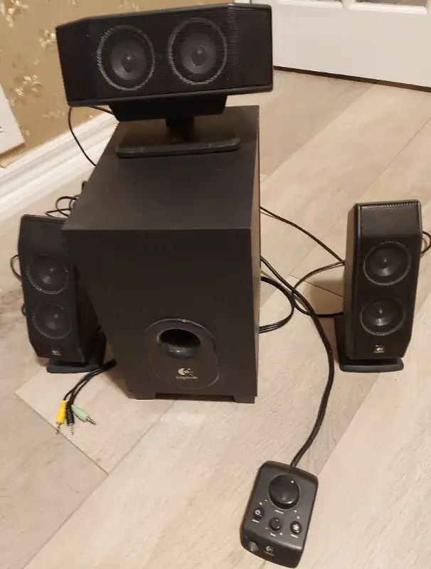 Logitech X-540 Surround Sound PC Computer Speakers in Speakers, Headsets & Mics in Markham / York Region - Image 2