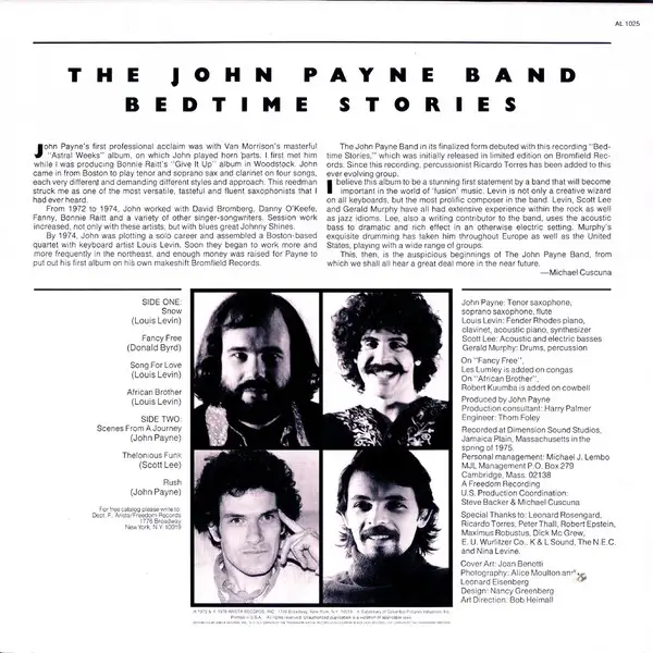 The John Payne Band --  Bedtime Stories   * DISQUE VINYLE/VINYL in CDs, DVDs & Blu-ray in City of Montréal - Image 3