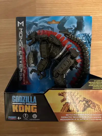 For sale is a brand new unopened Monsterverse Godzilla Kong Battle Mechagodzilla Damage Reveal.
