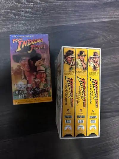 Indiana Jones VHS Movies One Still Pakaged , View more