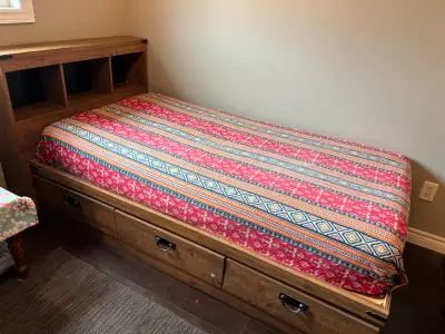 Bedroom Furniture Set – Twin Beds, Dresser, Nightstand -$700 OBO, View more