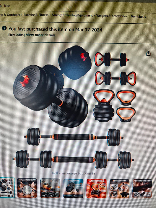 Brand New unused weight set in Other in Prince George - Image 2
