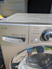 LG front load washer for sale.