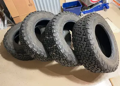 Hello! I’m selling a set of 4 BFGoodrich All-Terrain T/A KO2 tires in LT265/65R17. I removed them fr...