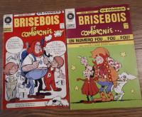 Comic Brisebois et compagnie #1 et 8 Québec Éditions Héritage 