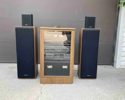 Technics Stereo with Cabinet, View more
