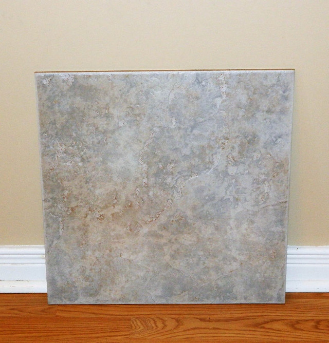 Ceramic Tile Saicis 6x6 white & Fire place Screen 3-Panel  Black in Other in Oshawa / Durham Region - Image 2