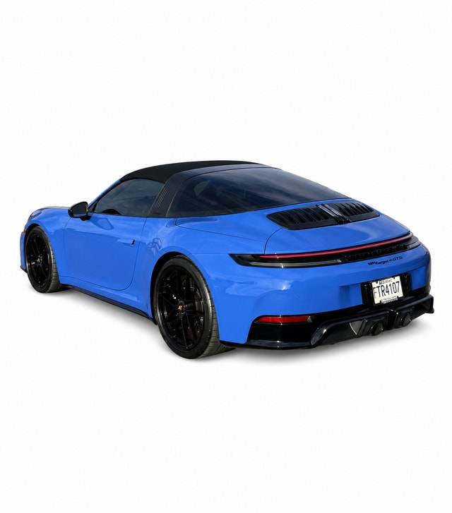 Porsche 911 Targa 4 GTS Hybrid 2025 – Lugano Blue — photo 2