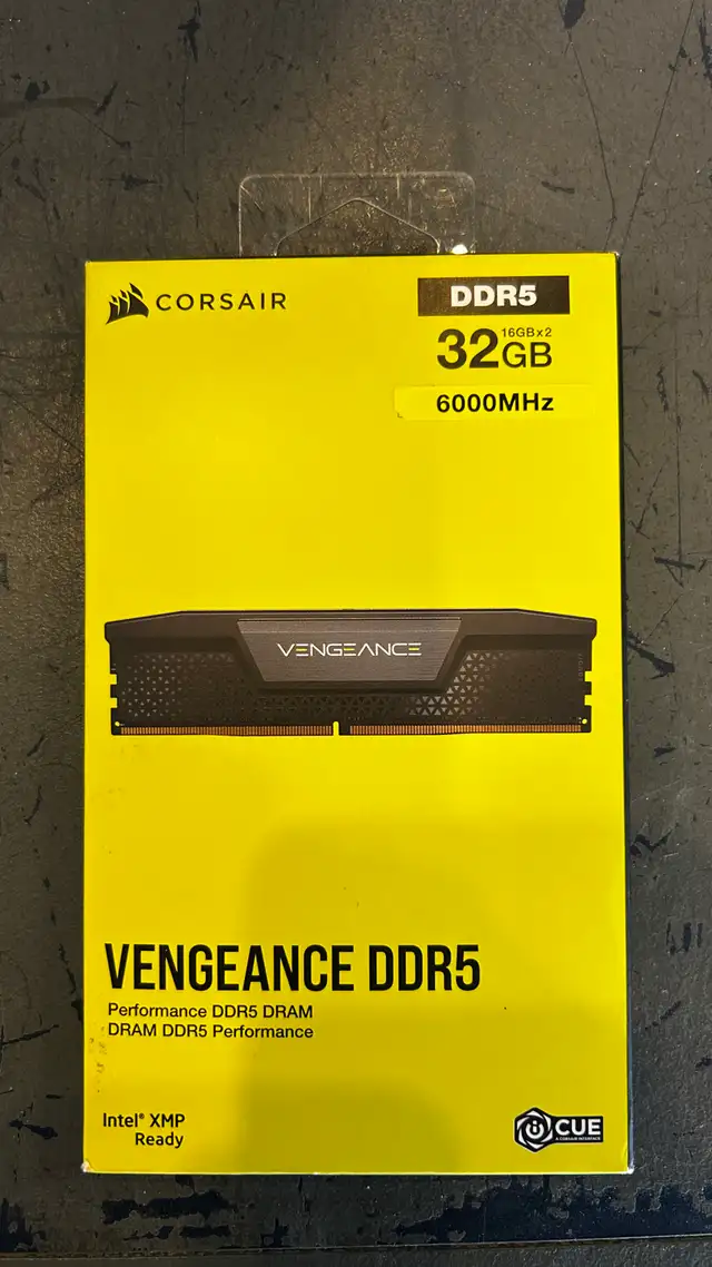Corsair Vengeance DDR5 32GB RAM 6000MHz in System Components in Kitchener / Waterloo - Image 2