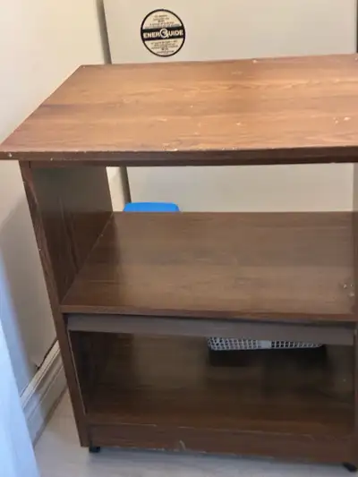 Wooden TV Stand / Storage25”x19  Unit – Good Used ConditionDescr, View more