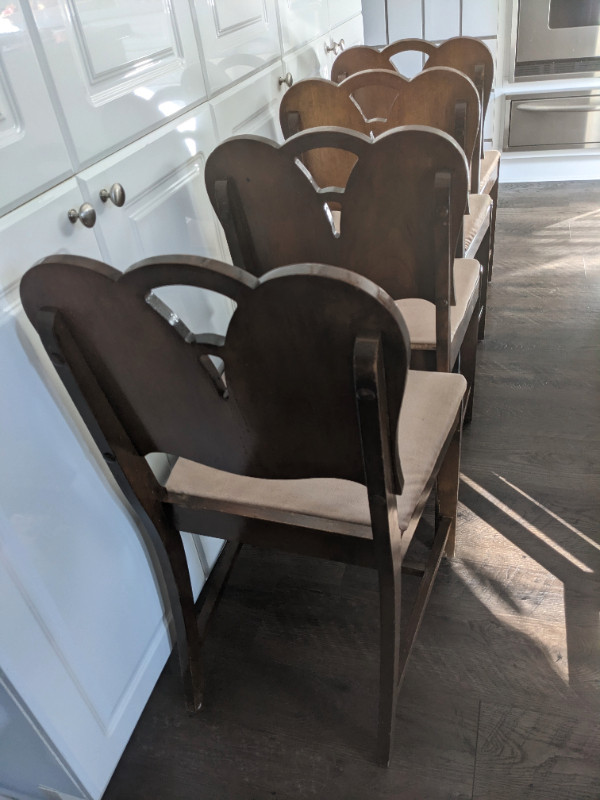 Antique dining room chairs in Dining Tables & Sets in St. Albert
