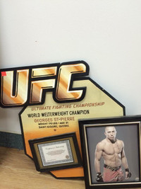 UFC George St-Pierre Autographed Picture For Sale